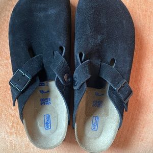 Brand New Birkenstock Boston Black mule